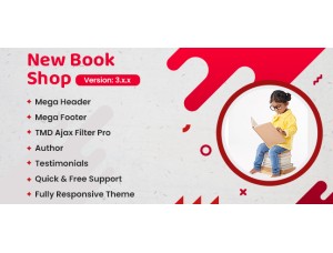 New Book Shop Responsive Opencart Theme